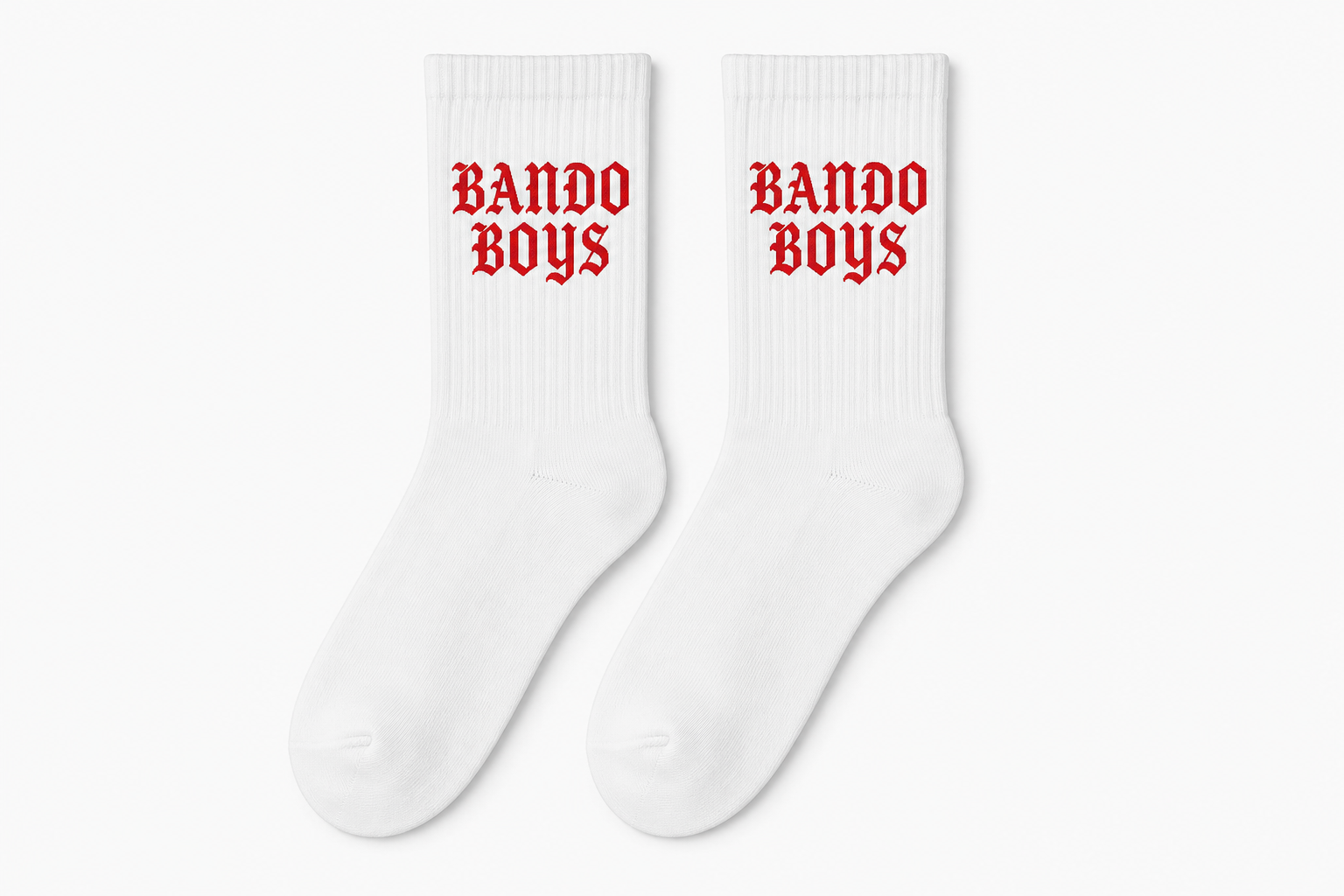 Bando Boys sign socks